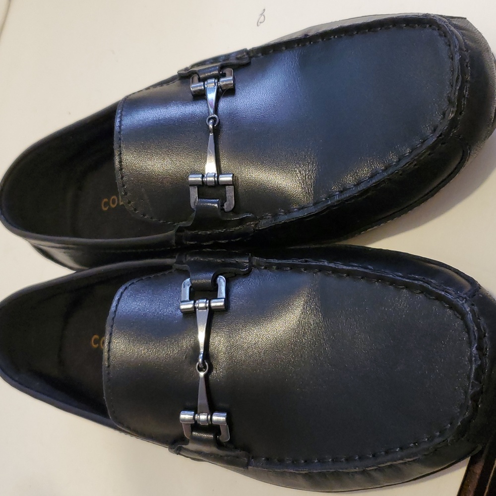 Cole Haan Men’s Wyatt Horse Bit Driver Loafer In Black Size 7.5M - Picture 7 of 10